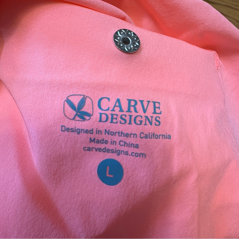 NWT Carve Designs hot pink Athletic Shorts - Picture 4 of 8